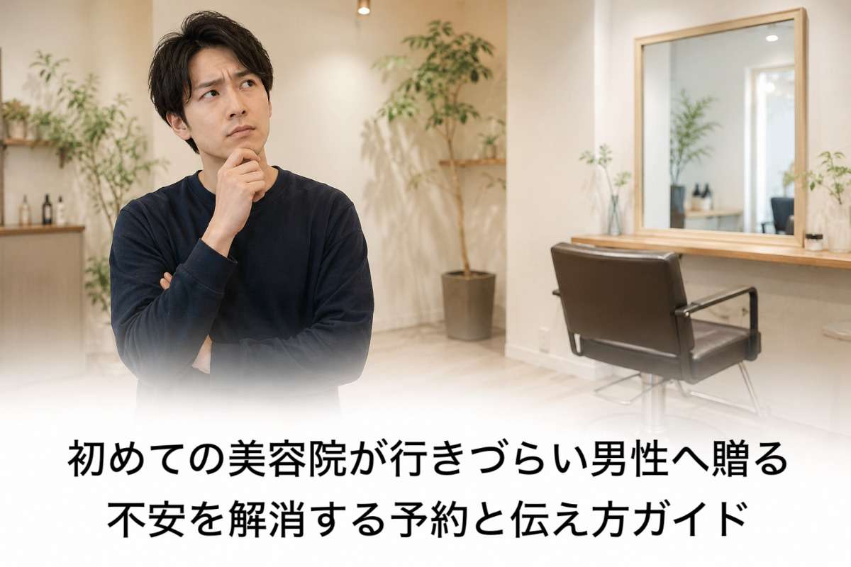 初めての美容院が行きづらい男性へ贈る不安を解消する予約と伝え方ガイド